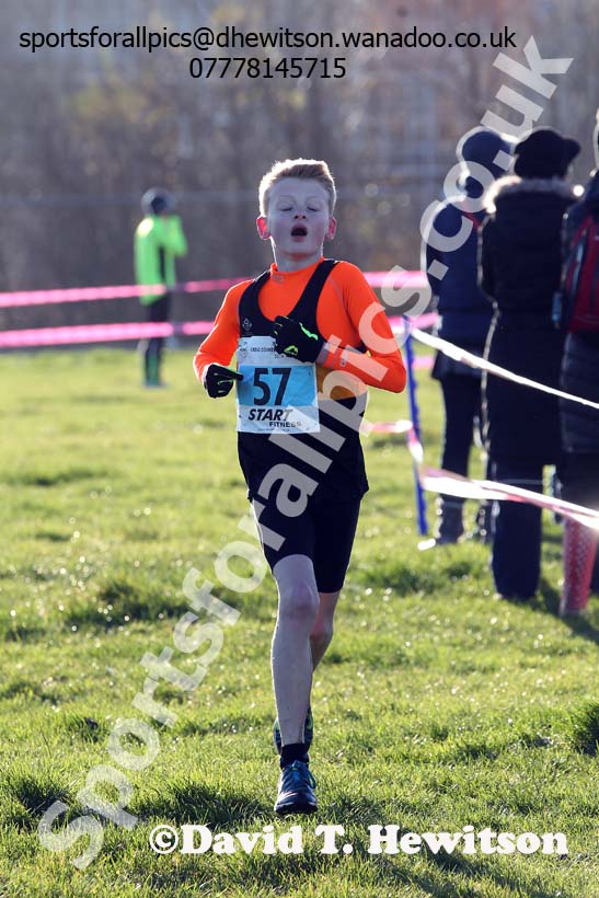 Boys under-13s North Eastern Cross Country Chanpionships. Photo: David T. Hewitson/Sports for All Pics
